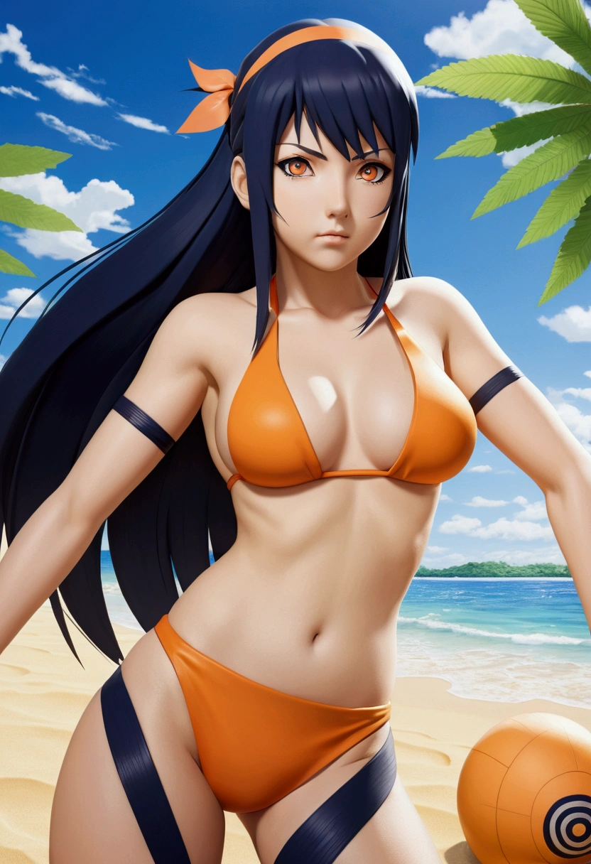 hinata (( naruto character )) very sexy in a bikini 