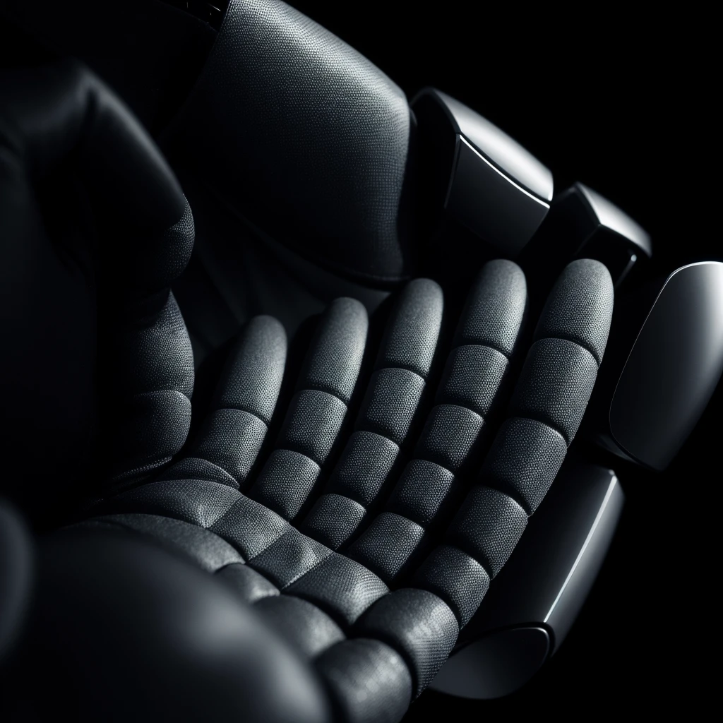 ((best qualityer)), (detailded), artificial intelligence hand, black backdrop