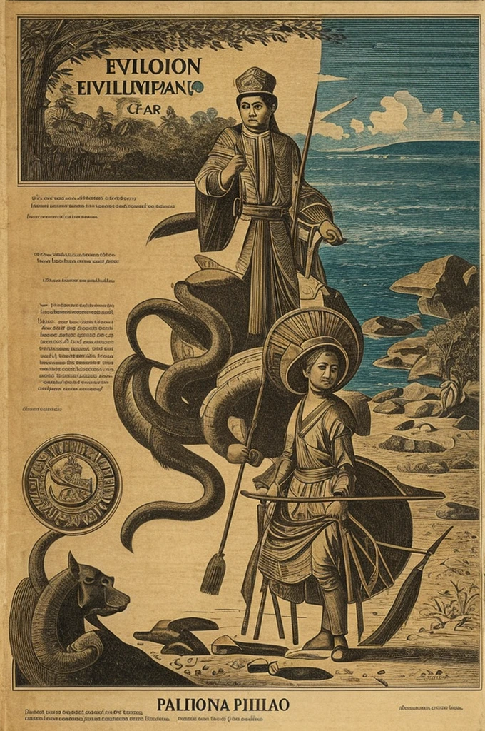 Create the art of the evolution of Philippine taxation