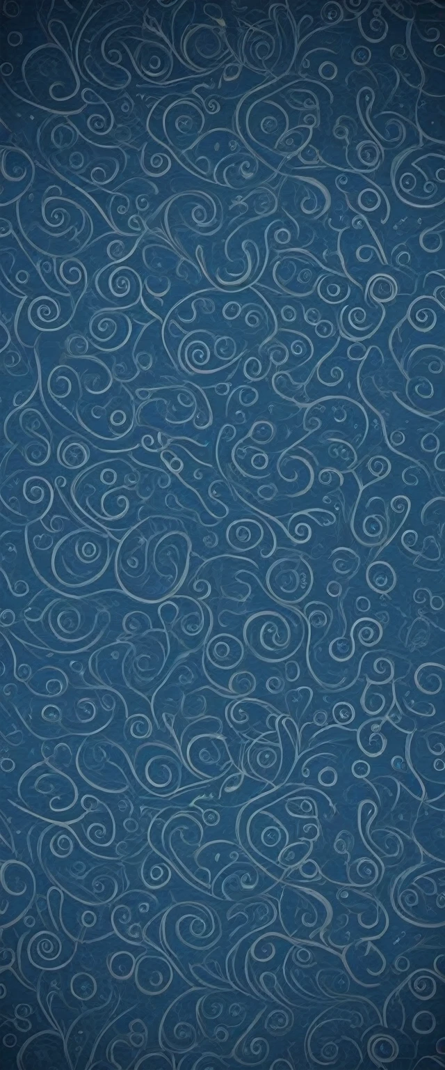 Blue wallpaper has many artistic shapes