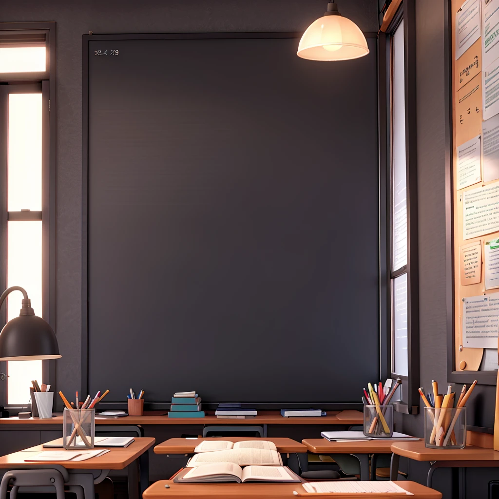 teacher writing on blackboard