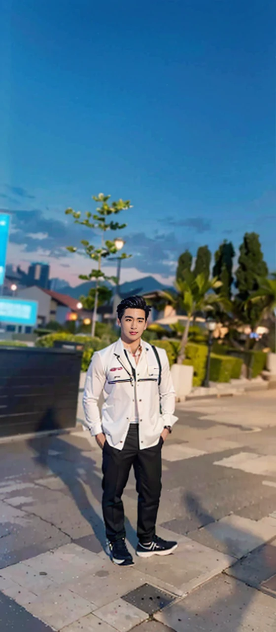 ((Men)), (head shot), (frontal face), (half body view), (Handsome muscular man in his 30s wearing black luxury suit with black necktie), zi wang (prince chiu), Mischievous smile, (detail: 1 in 1), Natural muscles, HIG quality, beautiful eyes, (Detailed face and eyes), (Face、: 1 / 2), Noise, Real Photographics, ... ...................................................................................................PSD, Sharp Focus, High resolution (8K), realistic & Professional Photography, 8K UHD, Soft lighting, High quality, Film grain, FujifilmXT3