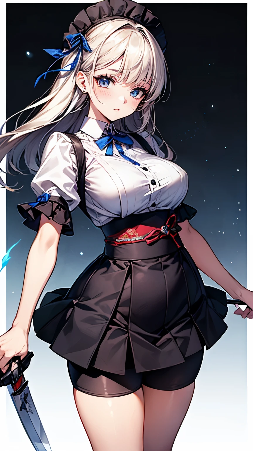 (Very delicate and beautiful:1.2)super model,,Beautiful breasts,voluptuous,【bike shorts】,,【3girls】,,Highest quality, High resolution, 8k,Kick in a hurry.mini skirt,Japanese ta,knife,Blue Flame