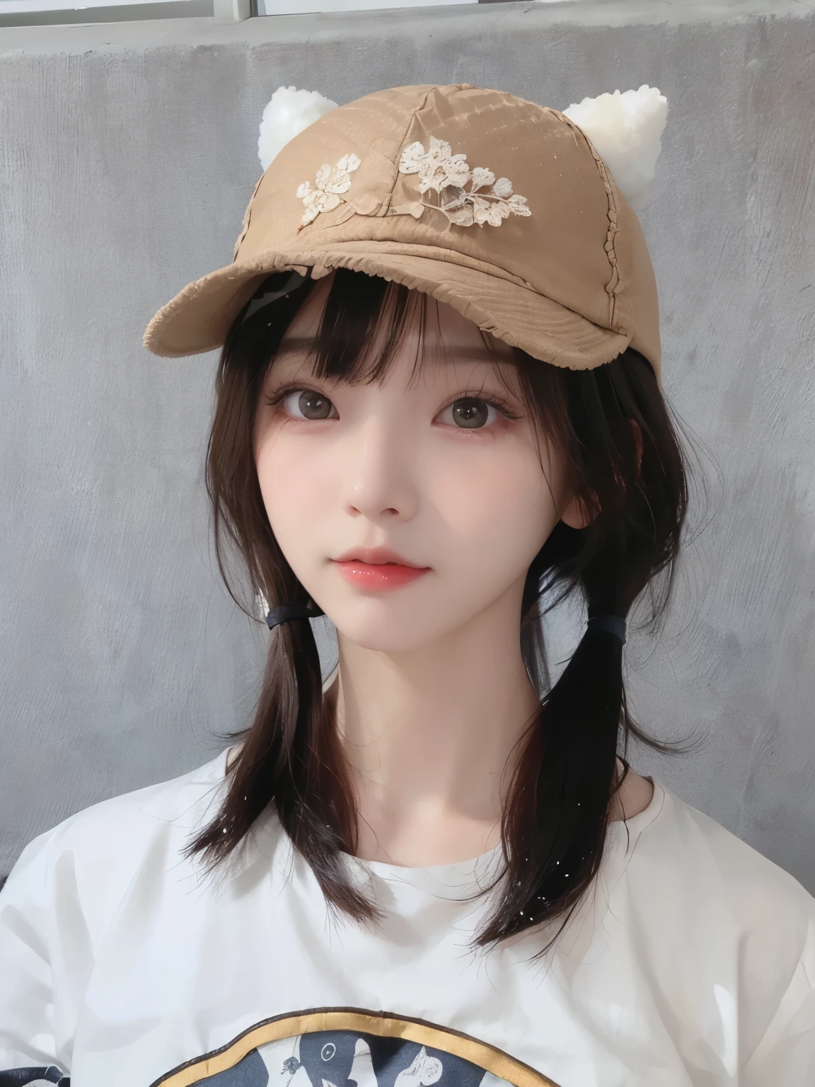 (close up:1.4)、(Original Photography:1.2)、(相piece写实:1.4)、(masterpiece:1.3)、(Top quality:1.4)、Like a dream、(Delicate eyes)、(Detailed facial features)、(Detailed clothing features)、Clear skin、(Smooth skin)、(Slender beautiful girl)、(Beautiful leg line)、big eyes、A girl、(full-body shot)、solo、Cute little、Happy smiling face、(Big breasts)、Beauty breasts、Bangs、Short Bob、Dark-haired、Black eyes、visible、Obscene、piece、(Snow Scene)、The light hits the face