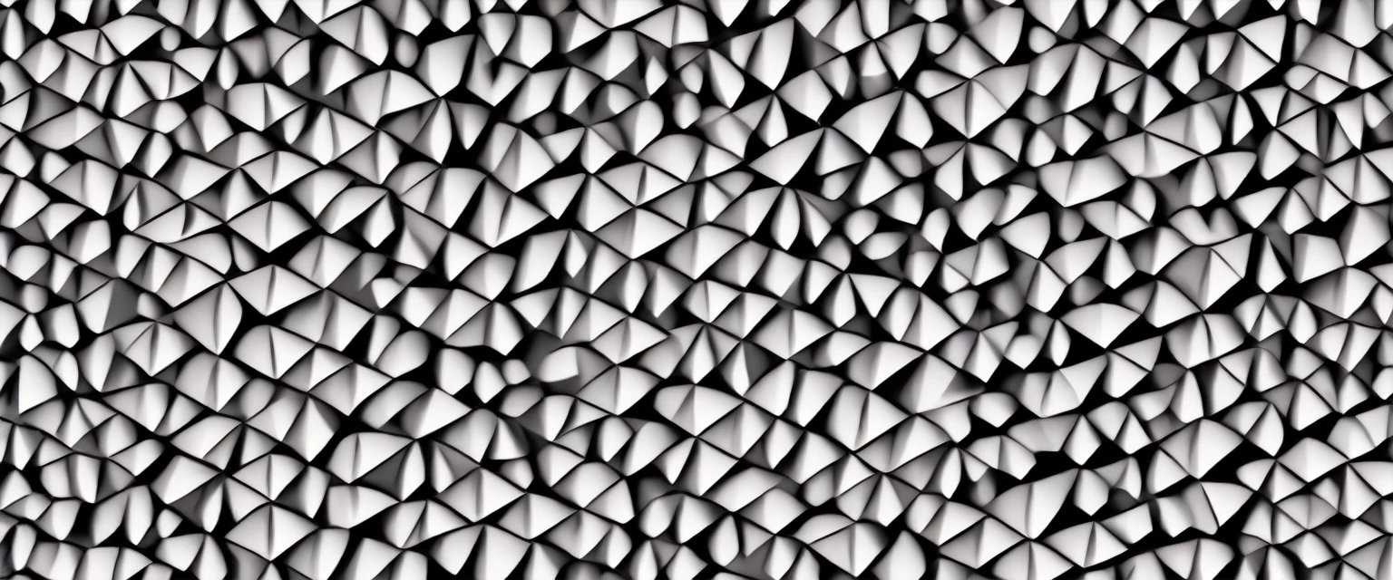 many alternating polygonal shapes