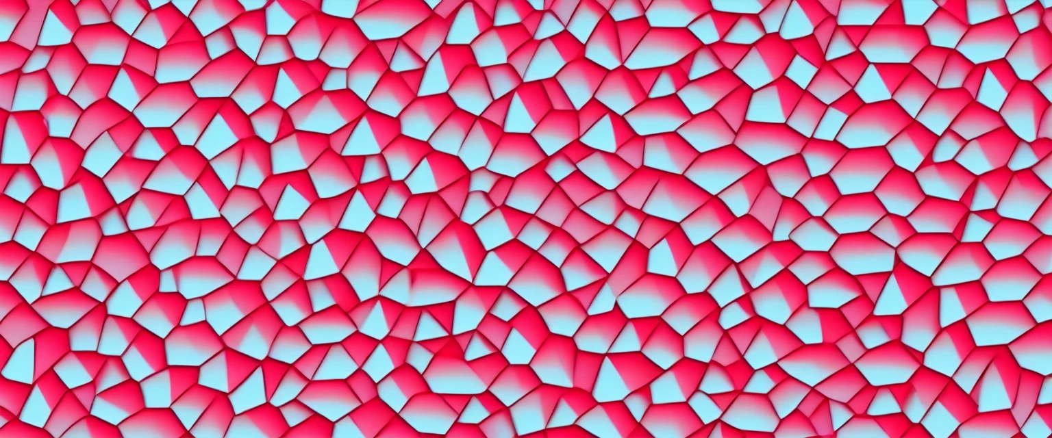 many alternating polygonal shapes