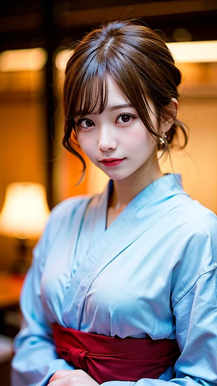 (8k, RAW Photos:1.2), Detailed face and eyes,最high quality, Ultra-high resolution, Very detailed ,Intricate details ,Tabletop ,pretty girl , Soft cinematic light, Hyper Detail,Sharp focus, high quality, Blonde, Bobcut, yukata