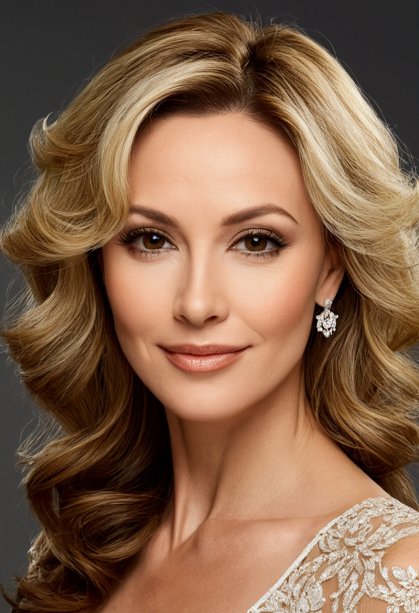 Create a beautiful woman, age 38