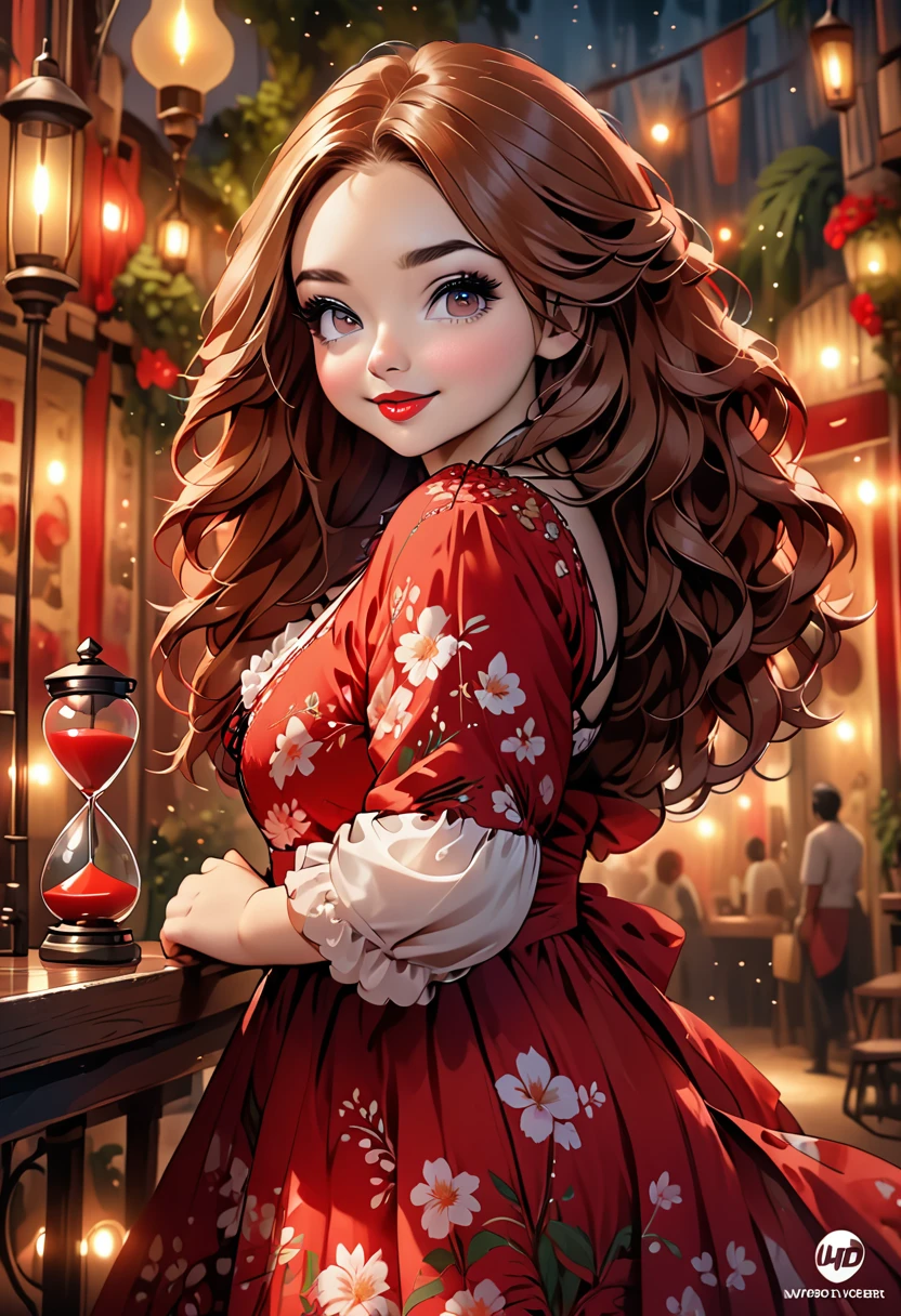 A Beautful Jewish Women With A Thick Bushy Unibrow And A Attractive Nose. Thick, Intense, Curly, Frizzy, Messy Long reddish-brown Hair. Boho Dress. Curvy Hourglass Figure. Ultra HD,, Epic Lighting, Striking Silhouette. Sabrina Carpenter. Attractive Pose. Aluring Smile. Red Lips. The Official Art – An Award-Winning Digital Masterpiece In 4K Ultra HD, Extreme Detail And Intricate Realism. This Concept Art Brought To Life By The Hands Of Artists Like Wlop & Artgerm In A Stunning 2D Vector Illustration.