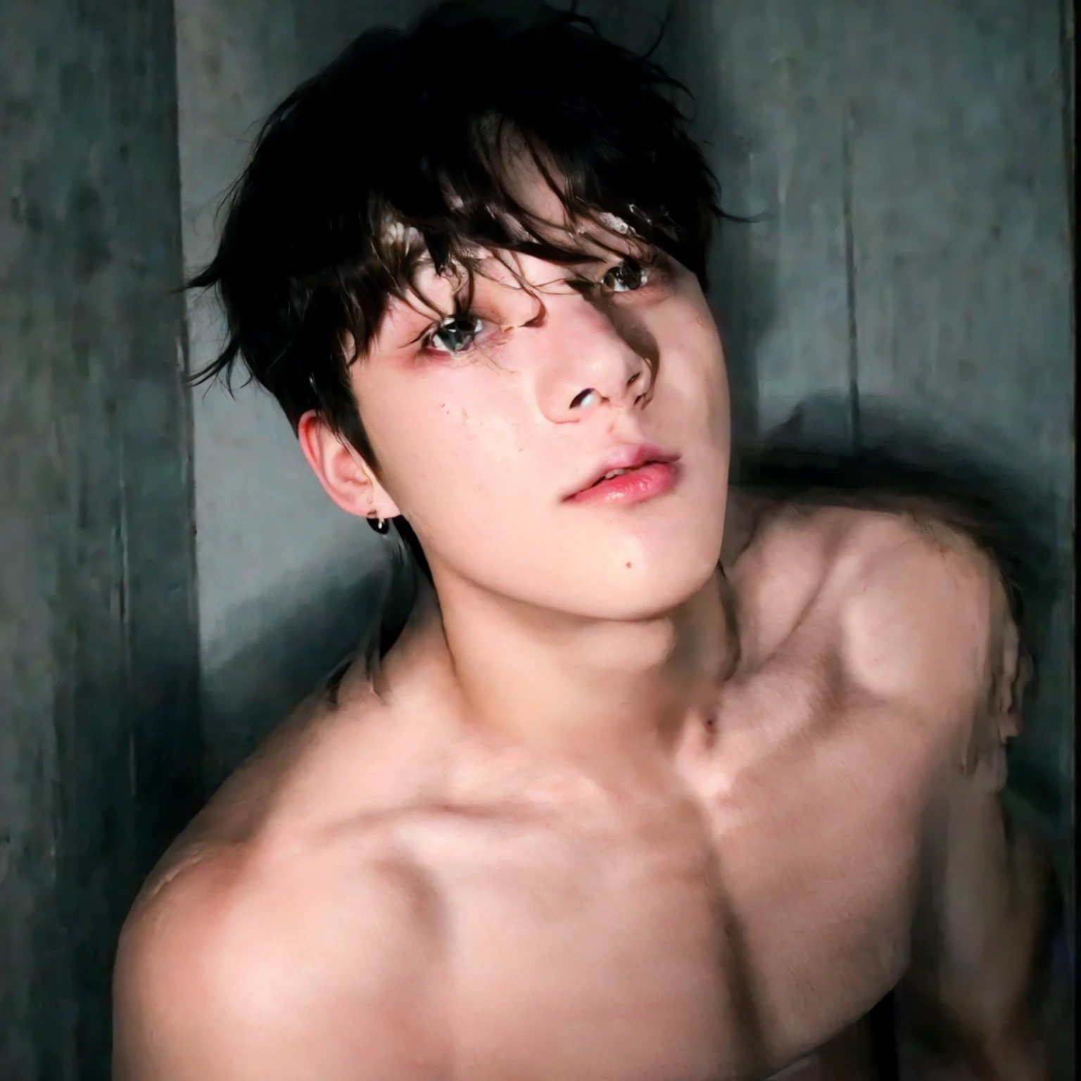 Jungkook face, photorealistic, ultra hd, 8k