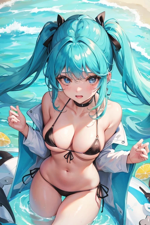 Micro Bikini、Big Breasts、Narrow waist、Two-dimensional beautiful girl