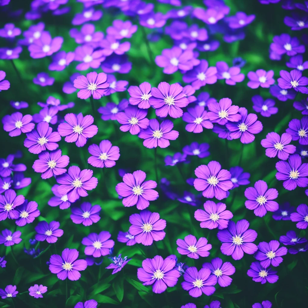 purple flowers in the dark, a macro photograph inspired by Elsa Bleda, tumblr, romanticism, dark purple blue tones, blue and purple, vibrant but dreary blue, purple and blue, dark flowers, blue and violet, night sky full of flowers, blue flowers, moody beautiful colors, blue flowers bloomed all over, blue and purple plants