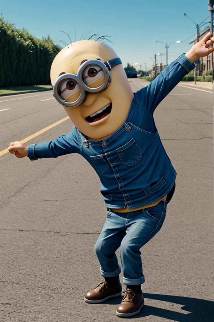Minion dancing to Gru