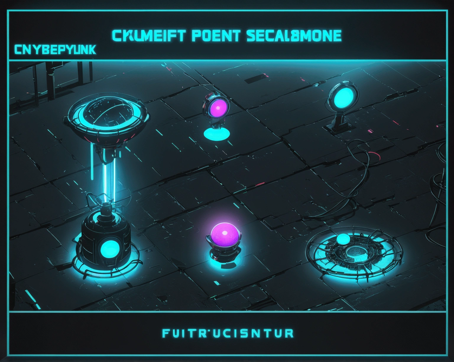 cyberpunk asset futuristic