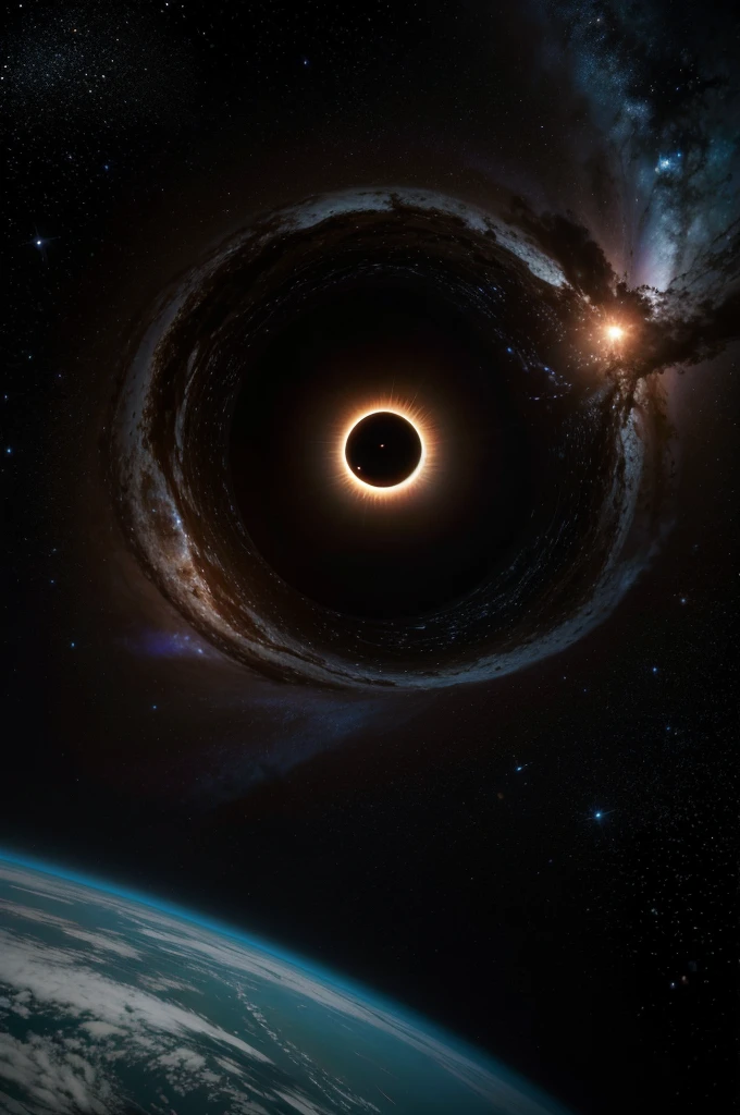 give me a black hole and a star