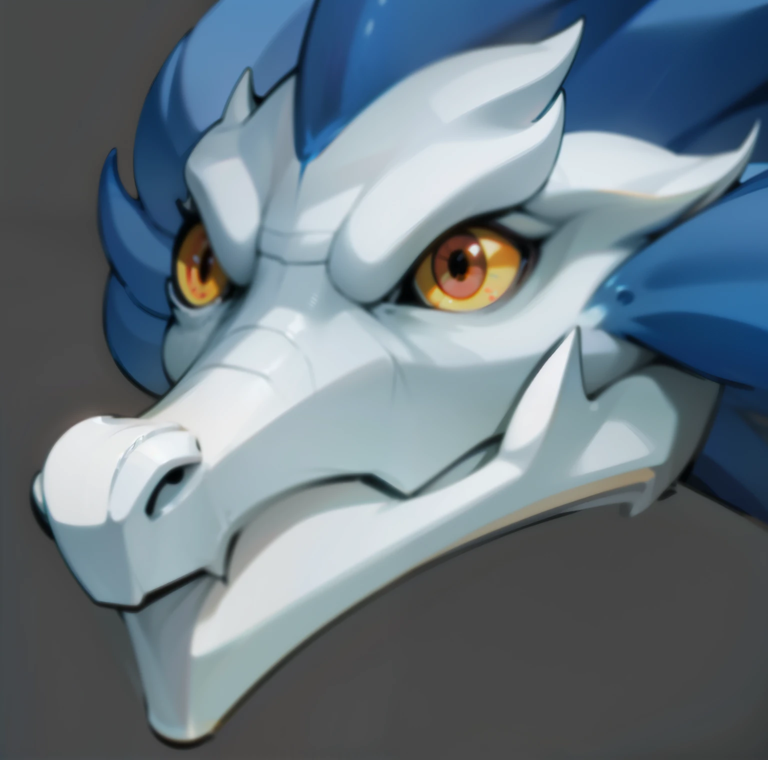 Special effects dragon head eye structure details HD