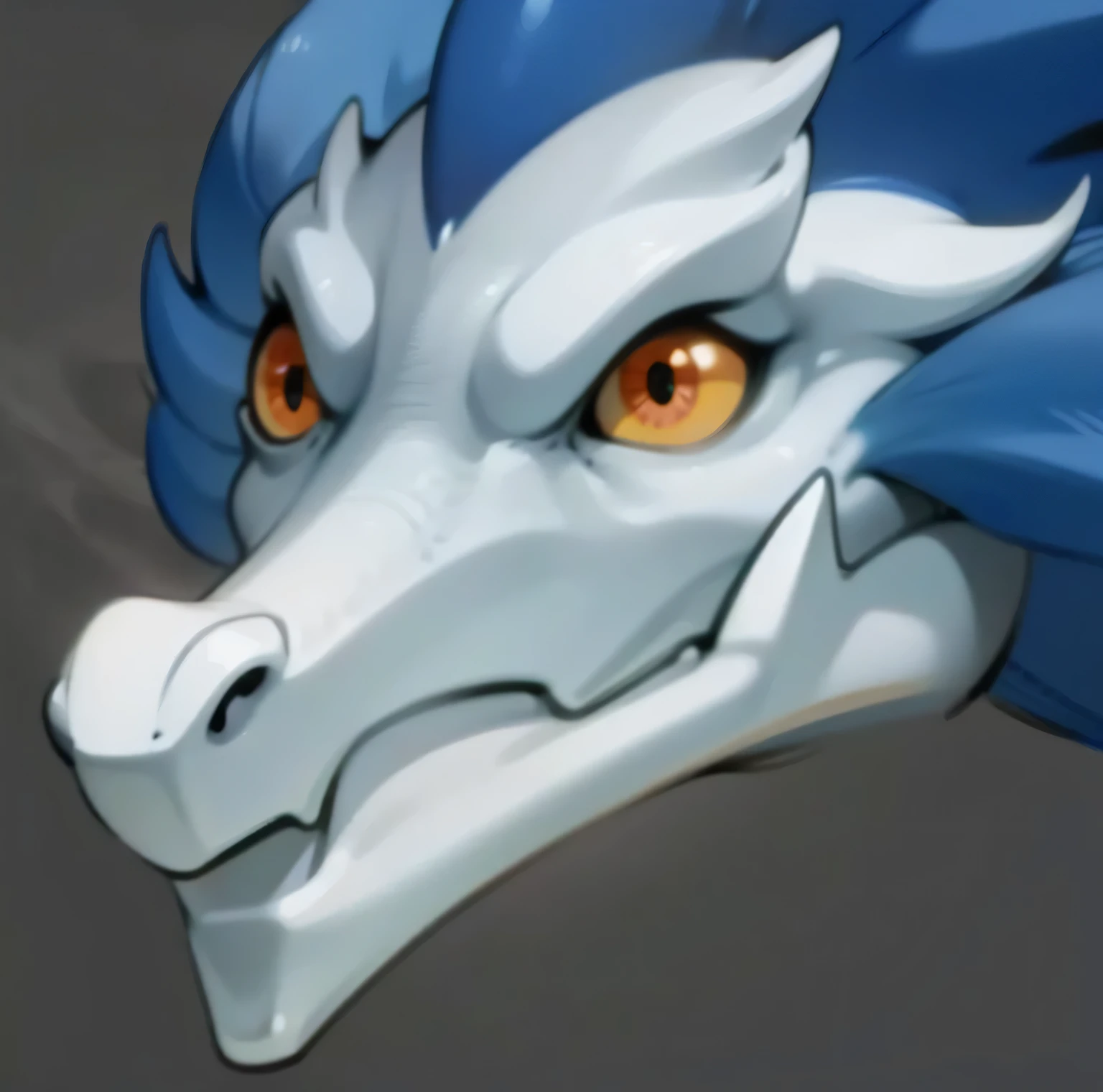 Special effects dragon head eye structure details HD