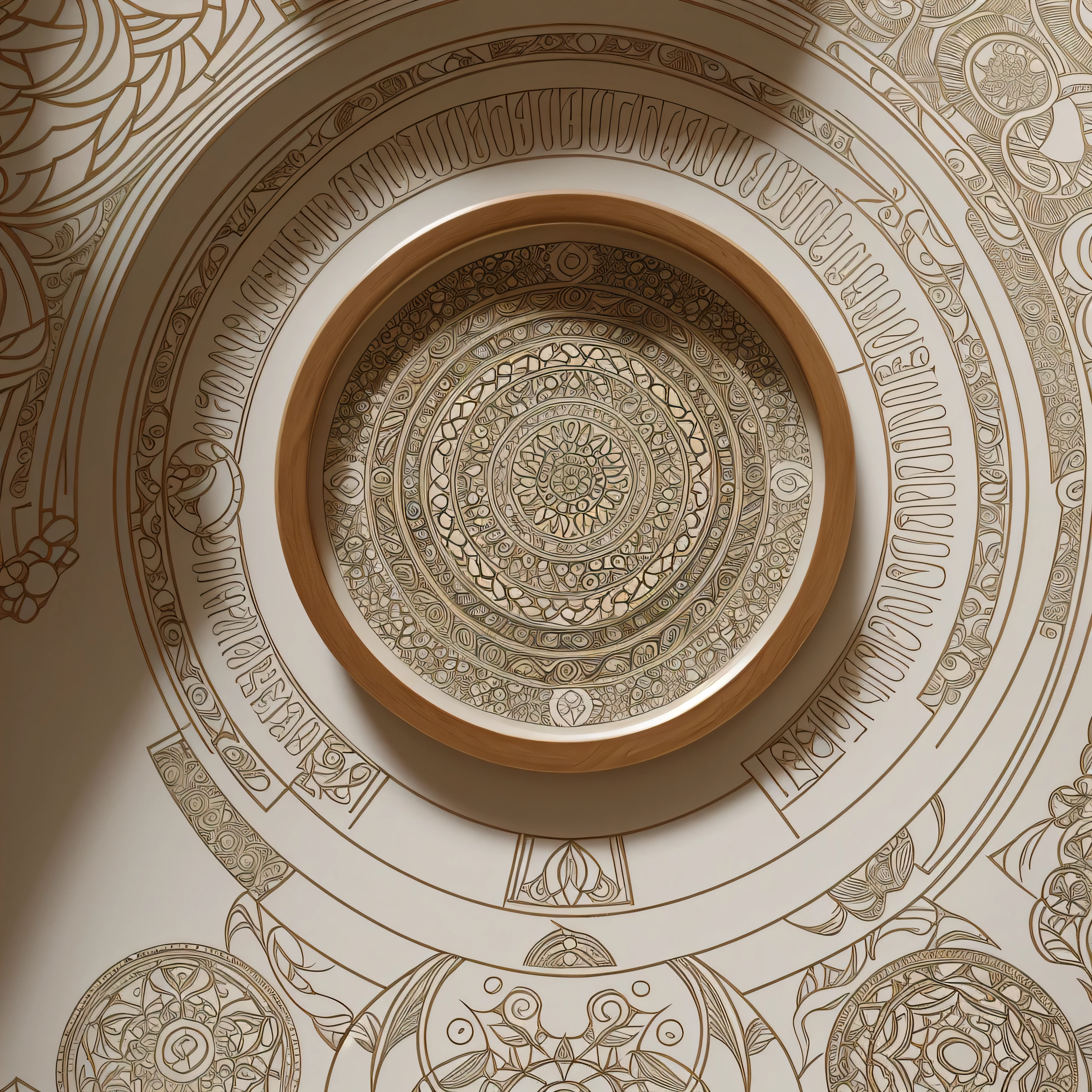 An elaborate representation of traditional Ukrainian ornamentation, intricately patterned with geometric shapes, plant motifs, and animal-inspired designs. Concentric circles, repeating lozenges, spirals, crosses and other abstract elements make up the main framework of this design. white background