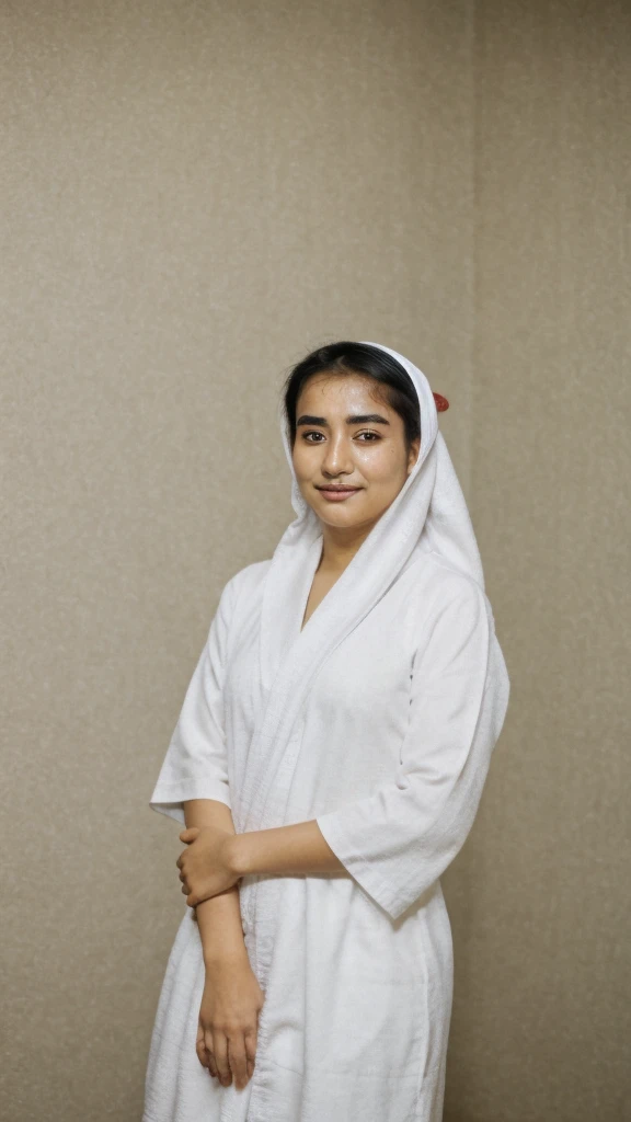 Emirati 21 years old girl, bathtowel