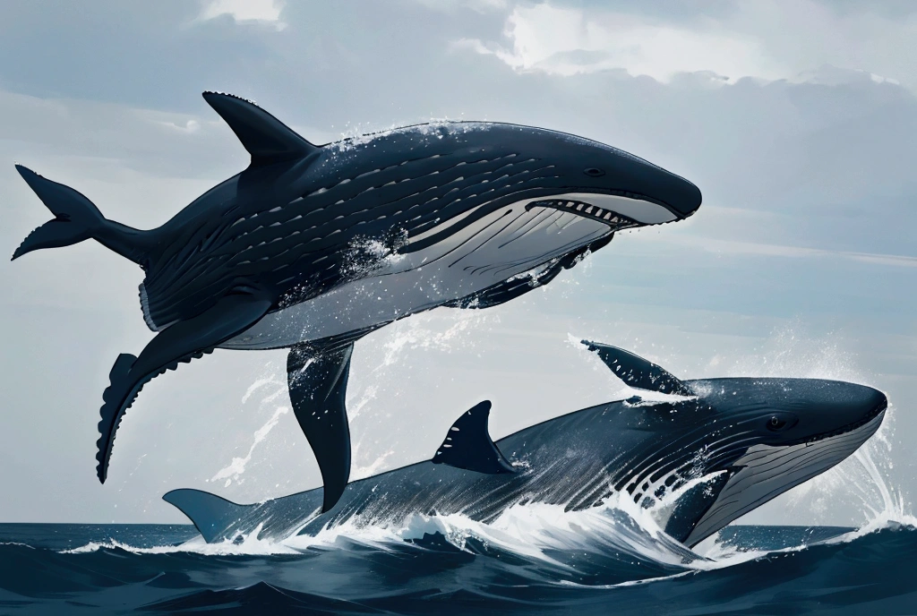 a whale, killer whale, flying, perfect image, perfect proportion, UHD, dramatic cinematic scenery, cinematic motion