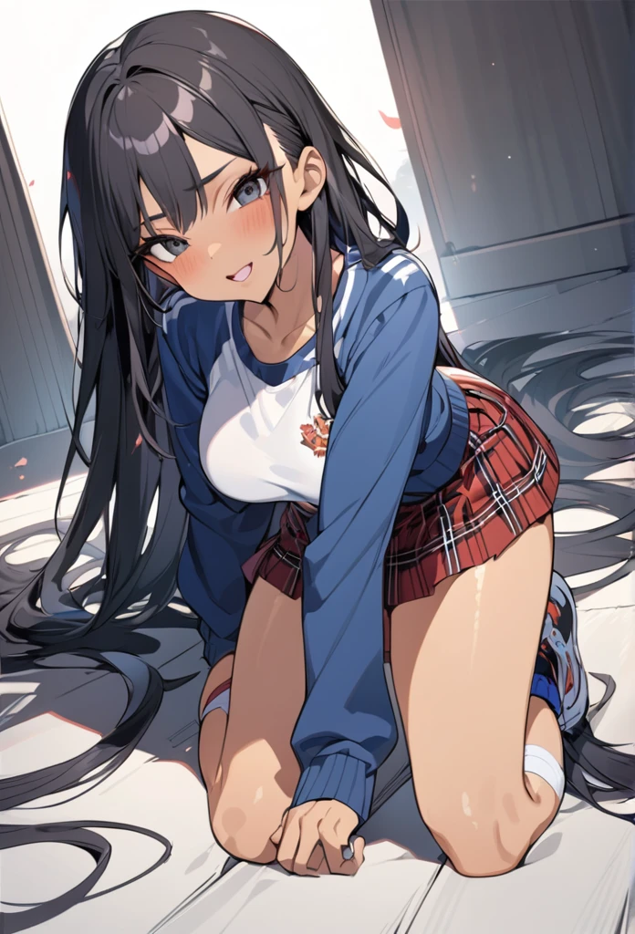 Very detailed CG Unity 8K 壁紙),(masterpiece), (Highest quality), (Very detailed), (Best illustrations),(Best Shadow)、1girl ass black_hair black_socks blue_eyes blue_hair blush breasts cheerleader discreet_vibrator f-ism female_focus frilled_panties frills from_below hair_ribbon high_kick highres kicking kneehighs kneepits long_hair masturbation murakami_suigun object_insertion original outdoors panties pantyshot ponytail ribbon sex_toy socks solo_focus stealth_masturbation Underwear upskirt vibrator vibrator_Under_clothes vibrator_Under_panties white_panties