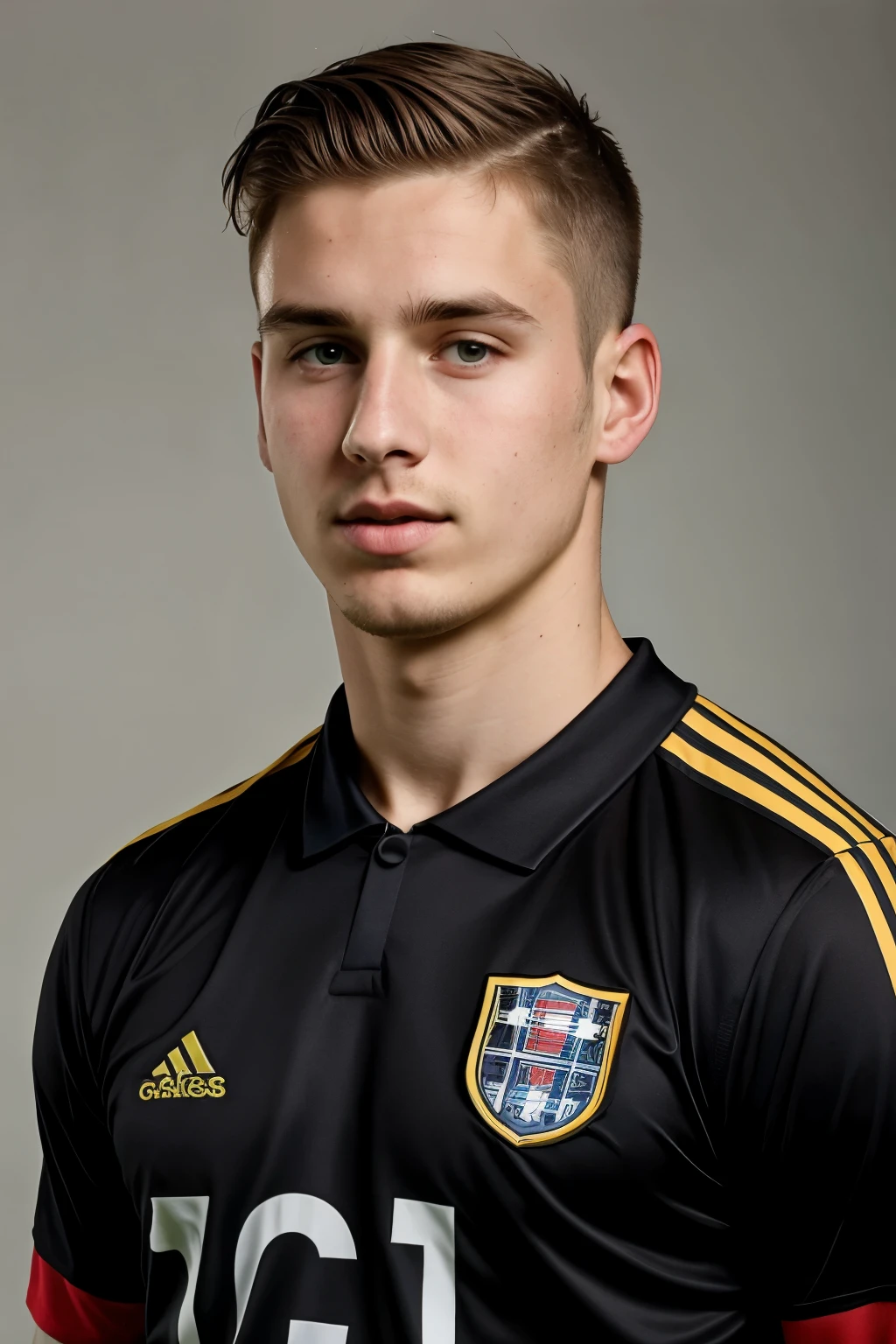 Ryan Burnett in wet soccer kit