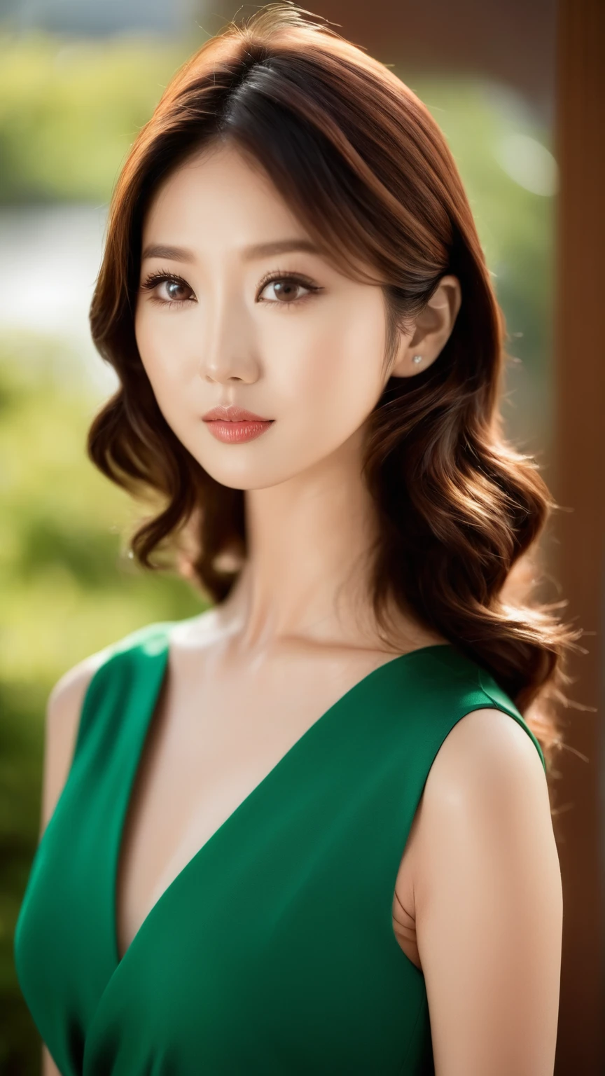 arafed asian woman in a green dress posing for a picture, beautiful south Korean women, gorgeous young Korean women, beautiful young Korean women, South Korean actress, Cute Korean Actresses, Korean women, Lee Ji-eun, Lee Ji-eun, Korean Girls, Gorgeous Chinese Model, Young and adorable Korean face, Shin Min-jung, Park Jimin