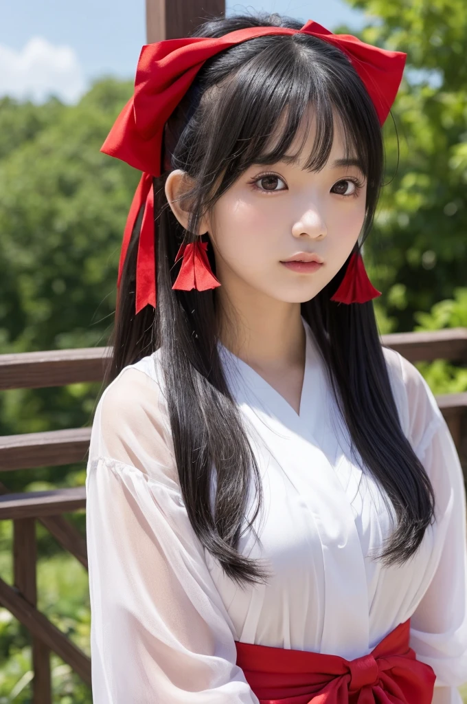 Appearance Hair: Reimu has been a, She always wears her black hair in twin buns.. Her hair is、It may be slightly wavy or curly.。. eye: Reimu's eye are a bright shade of red. face: Reimu is small, Pointed nose and delicate mouth. She is often told that she is very attractive.. body: Reimu is a slender young woman of average height.. 彼女は身body的に健康で運動能力が高いとよく描かれている。. Reimu's typical outfit is、She is wearing a red and white shrine maiden outfit.。. The haori is short, An open jacket worn over a kosode, This is long, Swaying kimono underwear. Hakama are loose-fitting trousers worn over kosode.。, Tabi are white socks worn with sandals. Reimu also has a red ribbon around her waist.. Personality: Reimu is a carefree and slightly mischievous young woman.. She is often described as lazy and unmotivated., but、She takes immediate action when necessary。. Reimu is also extremely loyal to her friends and family., She is always happy to help anyone in need.. Abilities: Reimu is a powerful magician with a wide range of abilities.. She is skilled in both offensive and defensive magic., She can also fly and teleport.. Reimu's most famous ability is her ability to use danmaku.。, This is a type of barrage attack.. Overall Reimu Hakurei is a complex and well-developed character who is a popular figure in the Touhou Project fandom. She has a sympathetic personality、A strong and capable heroine, She's sure to remain a fan favorite for many years to come.。,Reimu Hakurei,Chibi Character