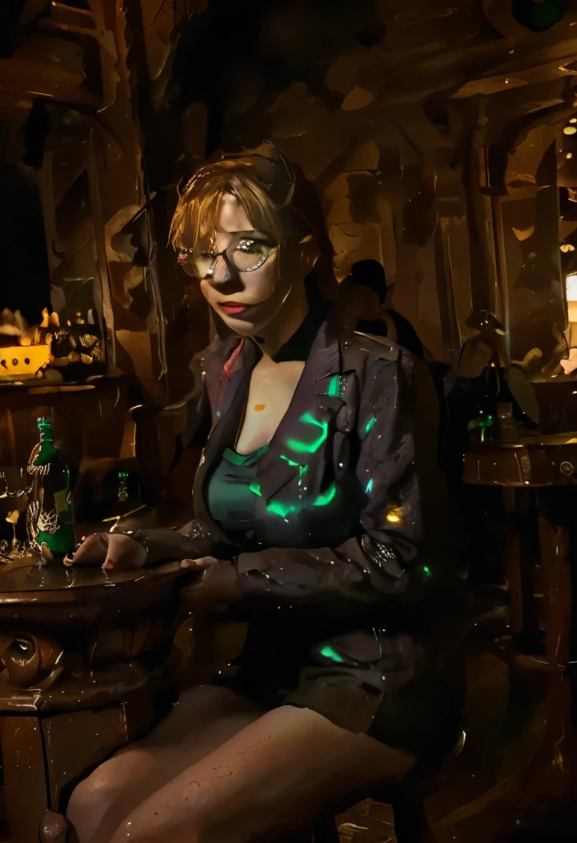 1girl, 1boy, busty milf sitting on stool with knees up, creampied, open legs, hairy pubic hair, jizzed on, photorealistic, highly detailed, masterpiece, 8k, ultra-realistic, hyper detailed, volumetric lighting, studio lighting, cinematic lighting, dramatic lighting, cinematic composition, chiaroscuro lighting, dramatic shadows, dramatic highlights