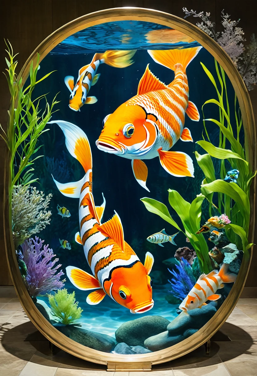 tiger/fish,In the basin