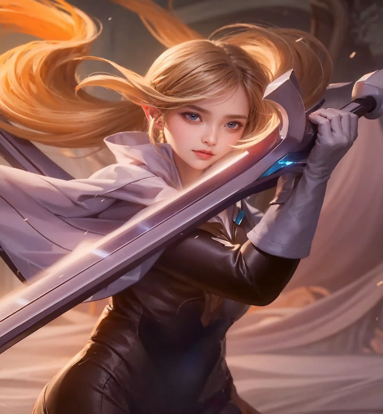 1girl, high quality, ultra detailed, masterpiece, realistic,elf