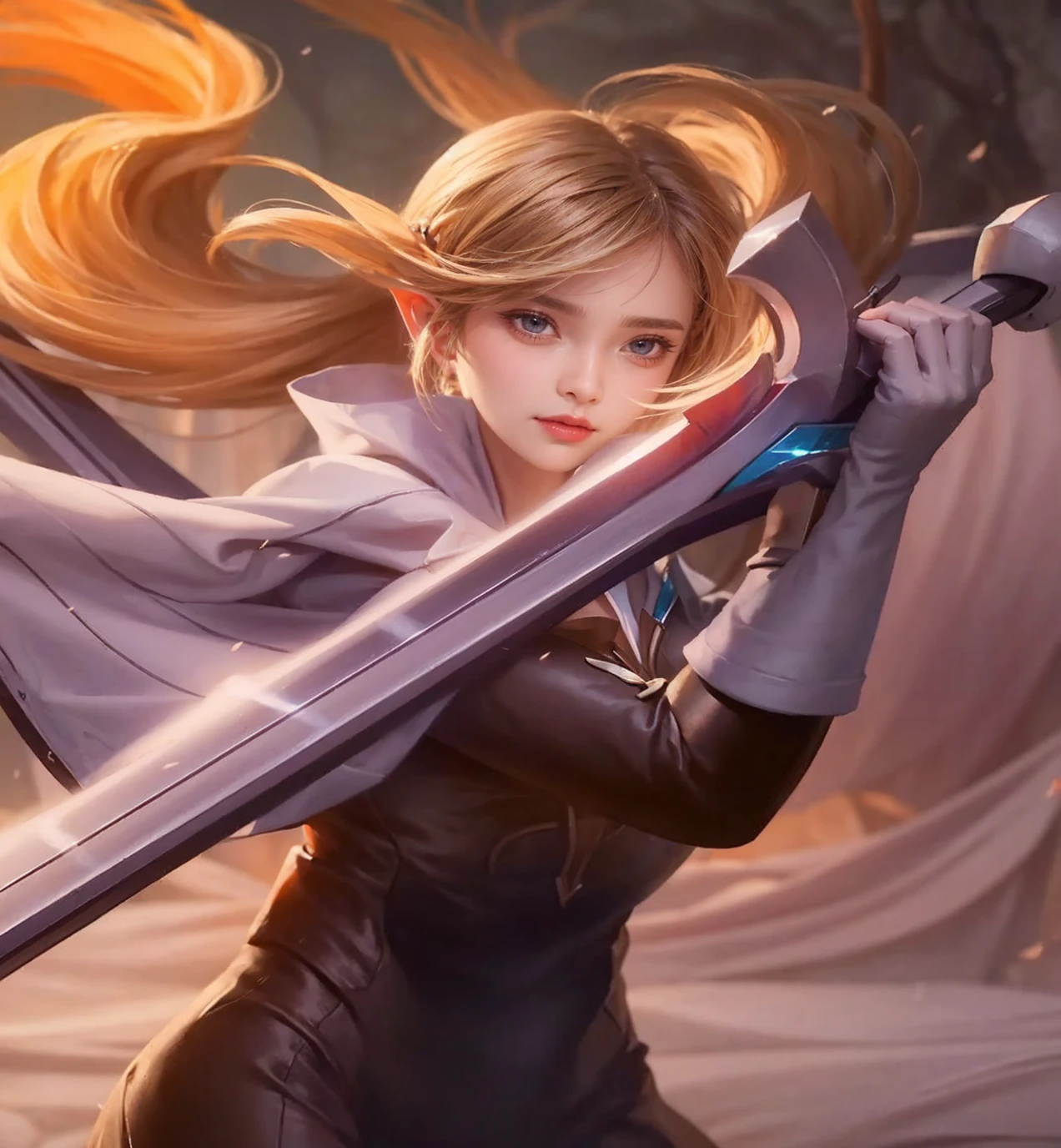 1girl, high quality, ultra detailed, masterpiece, realistic,elf