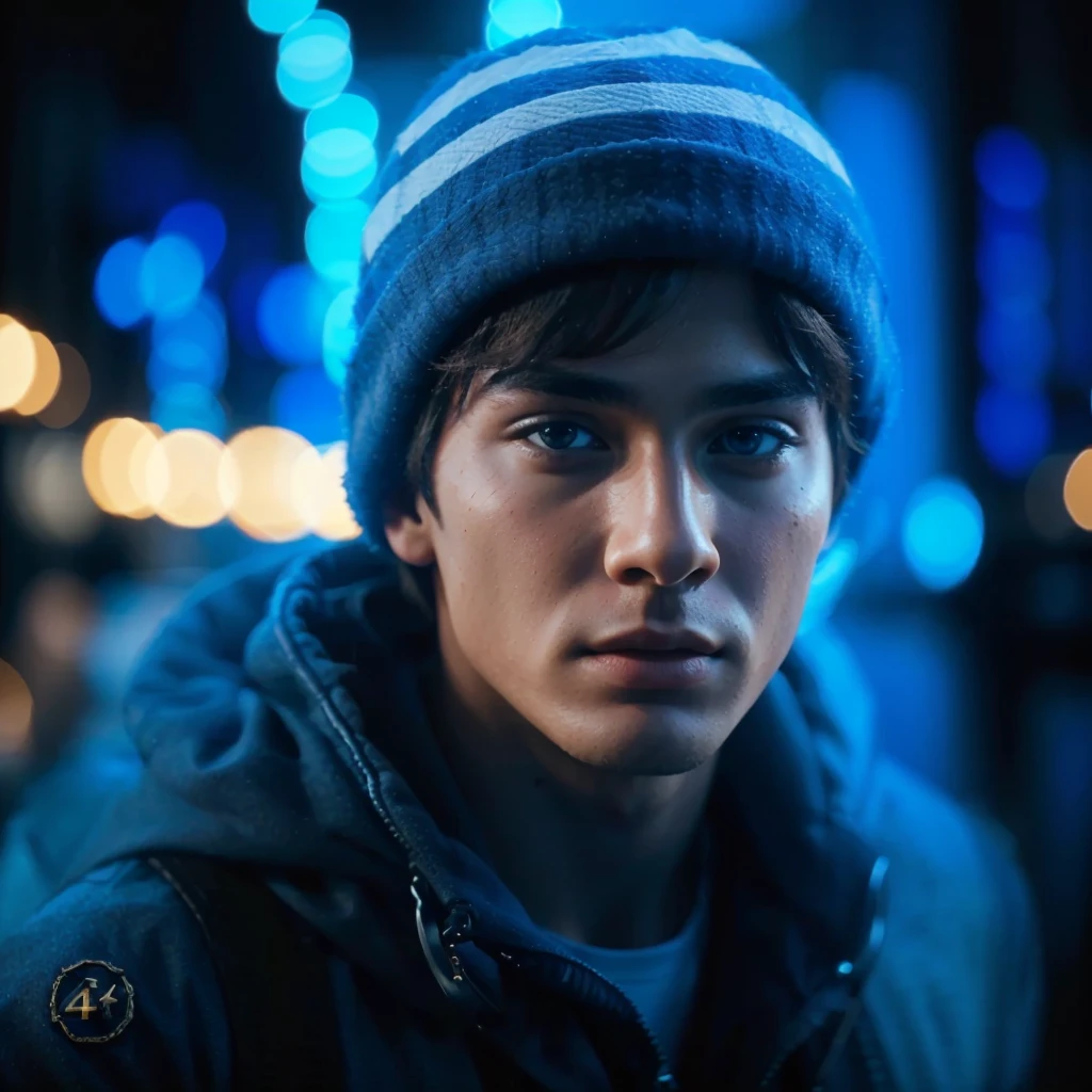 There is a handsome boy with a super detailed face., super detailed characters, Very real, 4k,, super high detail