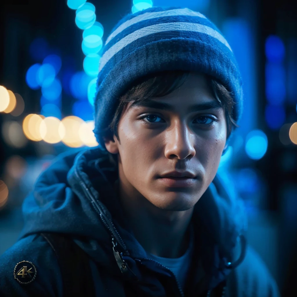 There is a handsome boy with a super detailed face., super detailed characters, Very real, 4k,, super high detail