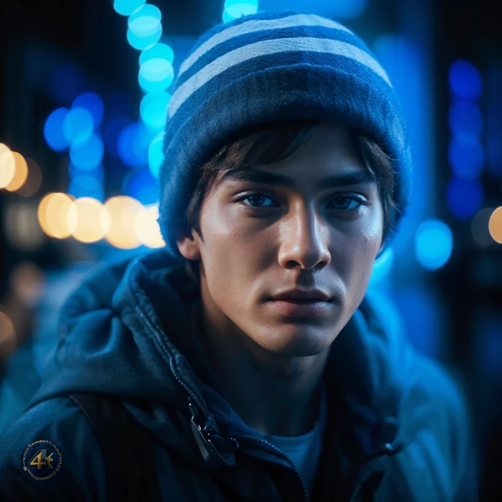 There is a handsome boy with a super detailed face., super detailed characters, Very real, 4k,, super high detail