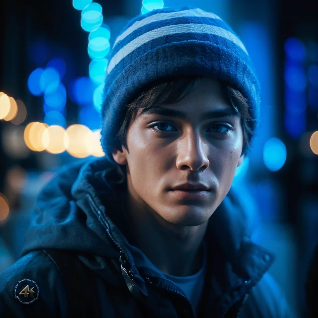 There is a handsome boy with a super detailed face., super detailed characters, Very real, 4k,, super high detail