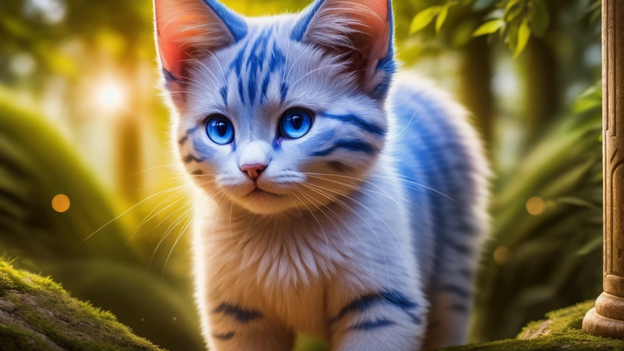 ethereal fantasy concept art of (a cute cat kitten), epic overgrown temple ruin, epic scene, lush plants,dynamic camera, backlight, (close up:1.3), high quality photography, 3 point lighting, flash with softbox, 4k, Canon EOS R3, hdr, smooth, sharp focus, high resolution, award winning photo, 80mm, f2.8, bokeh
BREAK
(masterpiece, best quality, ultra realistic, 4k, 2k, (intricate, high detail:1.2), film photography, soft focus,
RAW photo, photorealistic, analog style, subsurface scattering, photorealism, absurd res), high quality photography, 3 point lighting, flash with softbox, 4k, Canon EOS R3, hdr, smooth, sharp focus, high resolution, award winning photo, 80mm, f2.8, bokeh . magnificent, celestial, ethereal, painterly, epic, majestic, magical, fantasy art, cover art, dreamy