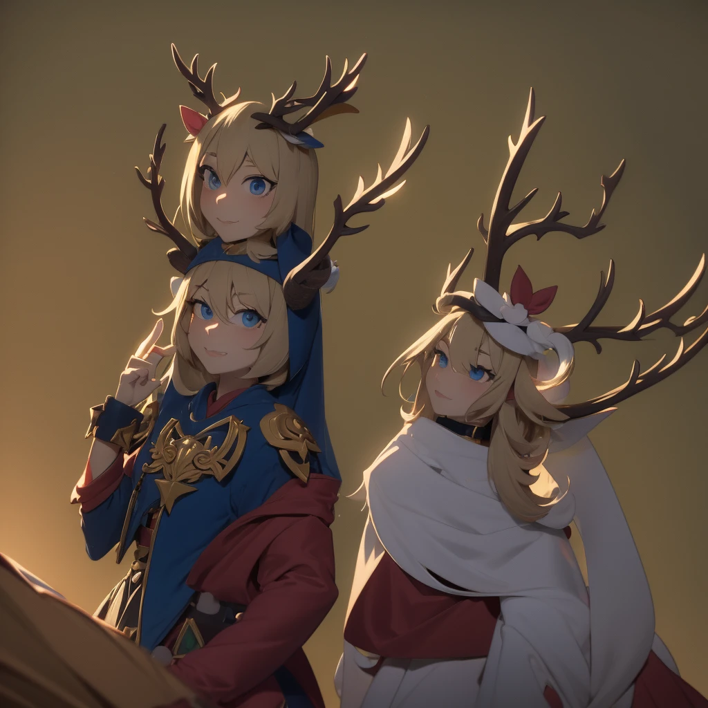 Noelle deltarune, antlers on head.