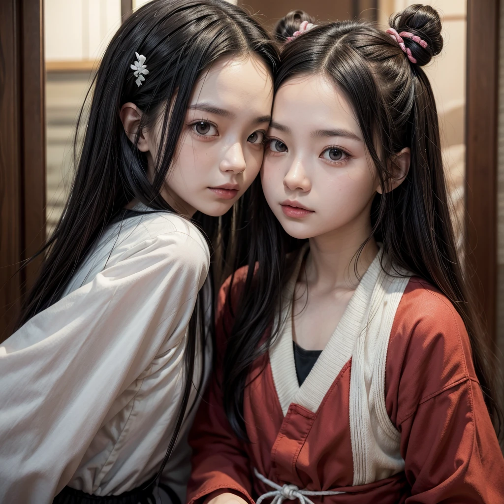 Nezuko trading with tanjiro