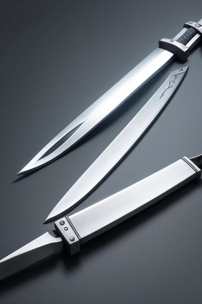 Draw a picture of a Claymore sword, but without being realistic, just a unique design