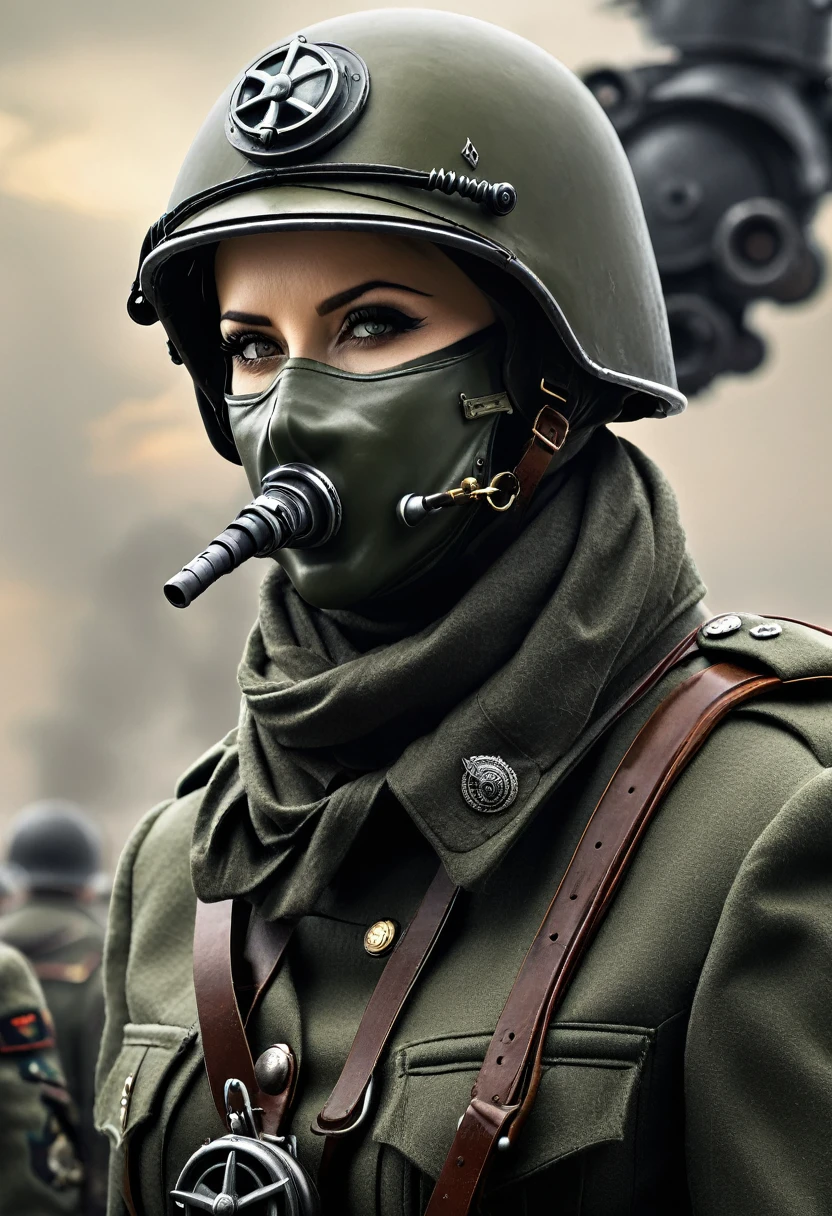 german army, 8k, dieselpunk