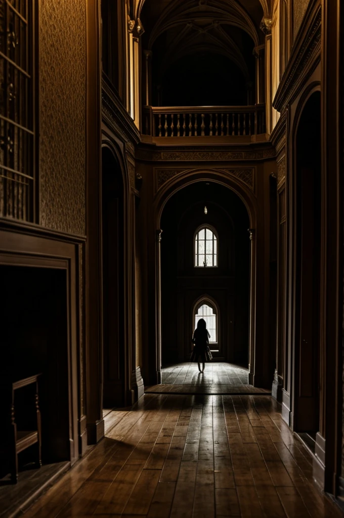 A Girl Enter A Scary Mansion