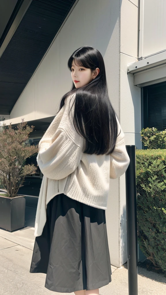 A standing black-haired woman in her fifties, Ulzzang, Shin Jinyoung, Choi Hong-hwa, Korean Girls, 8k)), sakimichan, Bae Suzy, It&#39;s hot with the shining sun, White skin!!, She has black hair with bangs, Beautiful Korean Women, Jaeyoung Nam