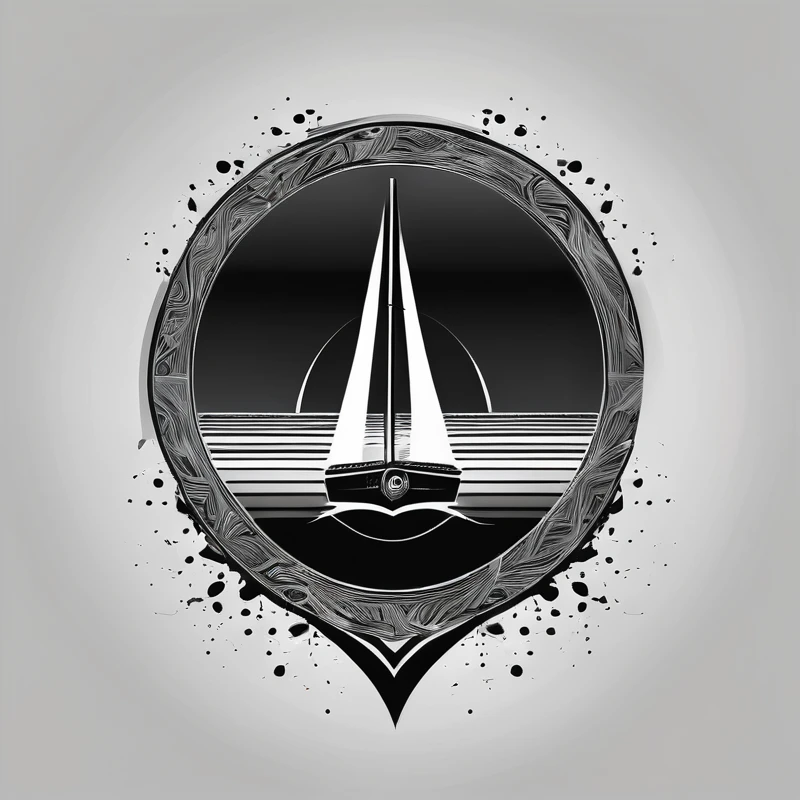imagine;prompt(minimalist logo), black and white, stoic uniqueness, (hyper realistic), black and white background, realism style, dramatic monochrome tones, sharp contrasts, sleek and professional, ultra-detailed, high definition (HD)