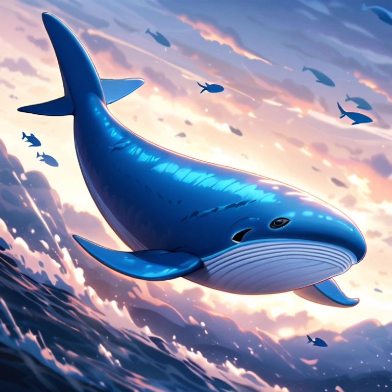 Flying Blue Whale