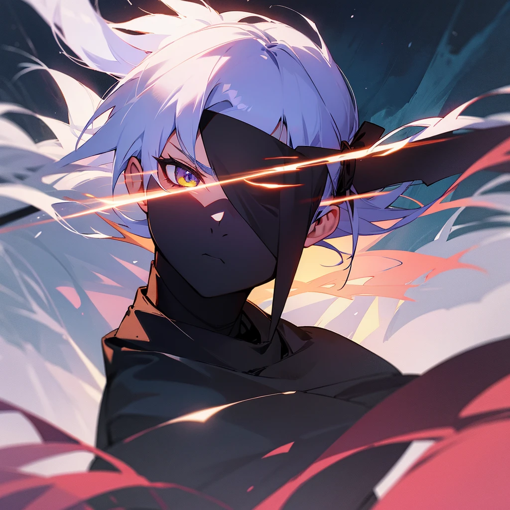 Ninja, girl, Night forest