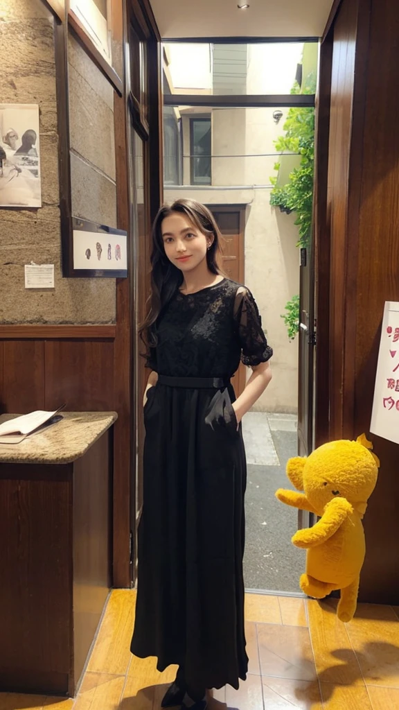 Features of appearance:
Year: Appearance: late 20s to early 30s: There is natural beauty、Hair that gives a gentle impression: that'long、Slightly wavy、Has a soft texture。Has a natural luster、Skin with detailed expression: Smooth and、Has a natural texture。Facial expressions that realistically reproduce natural shadows and skin texture: Calm and、There are signs of a smile、Friendly height and build: He is of averYear height and body type、バランスの取れたプロポーションを持つ
clothingと髪型:
clothing: Although it is casual wear, thatは洗練されている.、Emphasize her personality。Warm colors and designs、A hairstyle that exudes natural charm: natural wavy long hair、It is soft and light。The overall hairstyle is simple yet elegant..:
Emphasizing friendliness and naturalnesake it attractive and memorable。From her facial expressions and poses、Reproduces realistic texture down to the smallest detail、Exudes confidence and inner beauty。.、Give a sense of reality。Hair and clothing texture、Skin expression etc..、Attention to detail