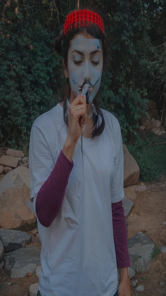 Change the t shirts and normal quality photo realistic