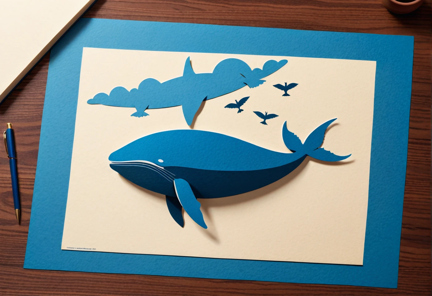 （0718）飞鲸纸艺 Flying Whale Paper Art