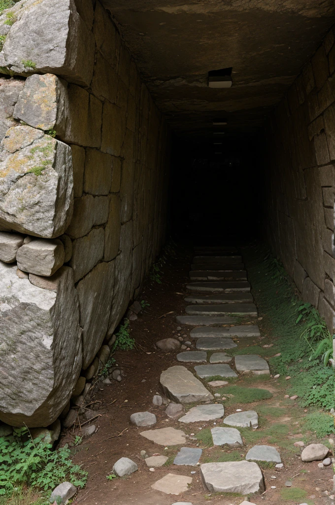 there is a hole in the stone wall that is very narrow, in an ancient vault, in the middle of round ruins, stone roof, entrance to an ancient dungeon, ancient persian temple dungeon, inside a tomb, interior of a hobbit hole, inner ward of a medieval castle, stone gate to the dark cave, in an ancient tomb, ancient interior tent background